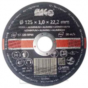 Řezný kotouč na hliník 125x1,0x22,2mm Řezný kotouč na hliník 125x1,0x22,2mm gallery main image