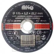 Řezný kotouč na hliník 125x1,2x22,2mm Řezný kotouč na hliník 125x1,2x22,2mm gallery main image