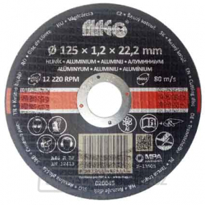 Řezný kotouč na hliník 125x1,2x22,2mm Řezný kotouč na hliník 125x1,2x22,2mm gallery main image
