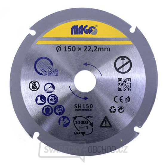 Řezný kotouč na dřevo 150mm Řezný kotouč na dřevo 150mm gallery main image