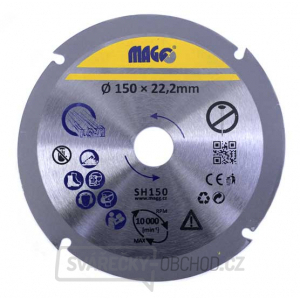 Řezný kotouč na dřevo 150mm