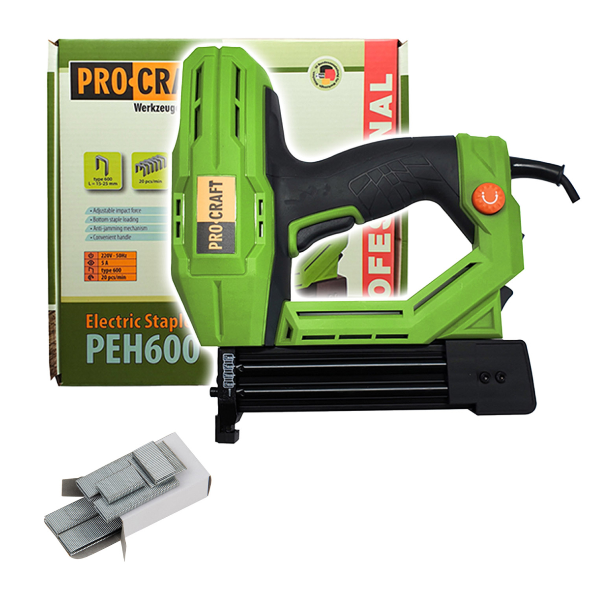 Elektrická sponkovací pistole , PEH600 PROCRAFT | PEH600 PEH600