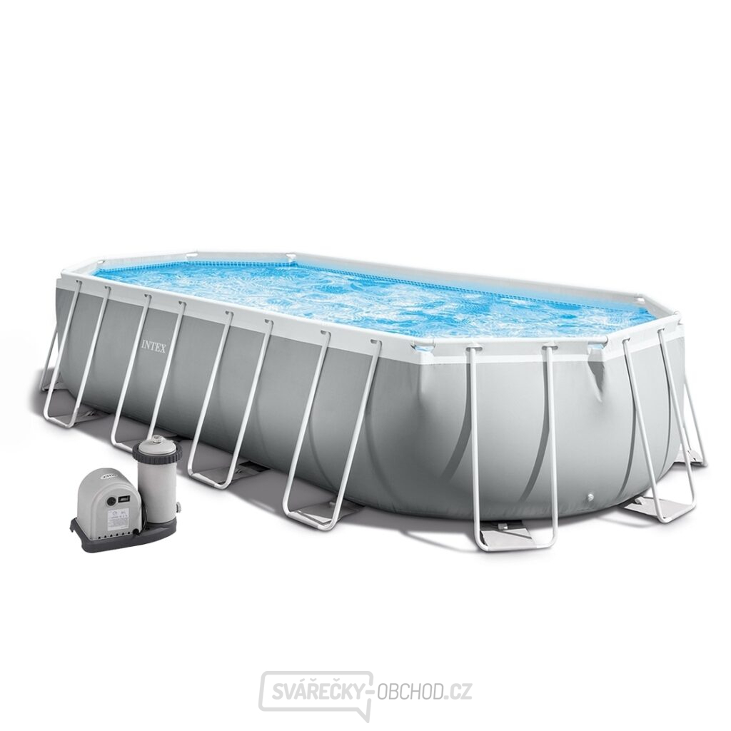 Bazén Florida Premium ovál PRISM 3,05x6,10x1,22 m + KF 5,7 vč. přísl. - 26798NP