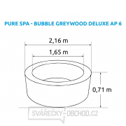 Bazén vířivý nafukovací Pure Spa - Bubble Greywood Deluxe 6 - Intex 28442 Náhled