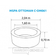 Bazén vířivý MSPA Ottoman C-OM061 Náhled