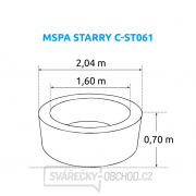 Bazén vířivý MSPA Starry C-ST061 Náhled