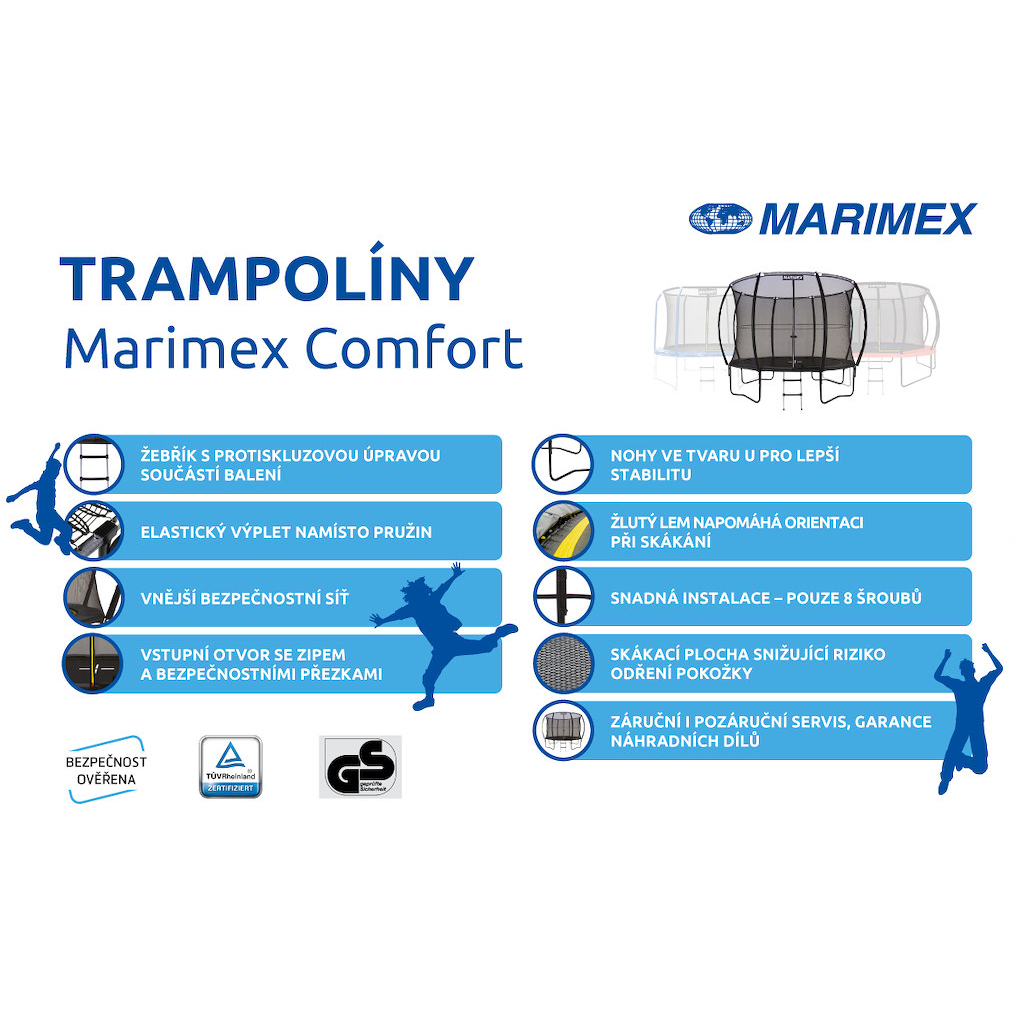 Trampolína Marimex Comfort 366 cm 2021 Náhled