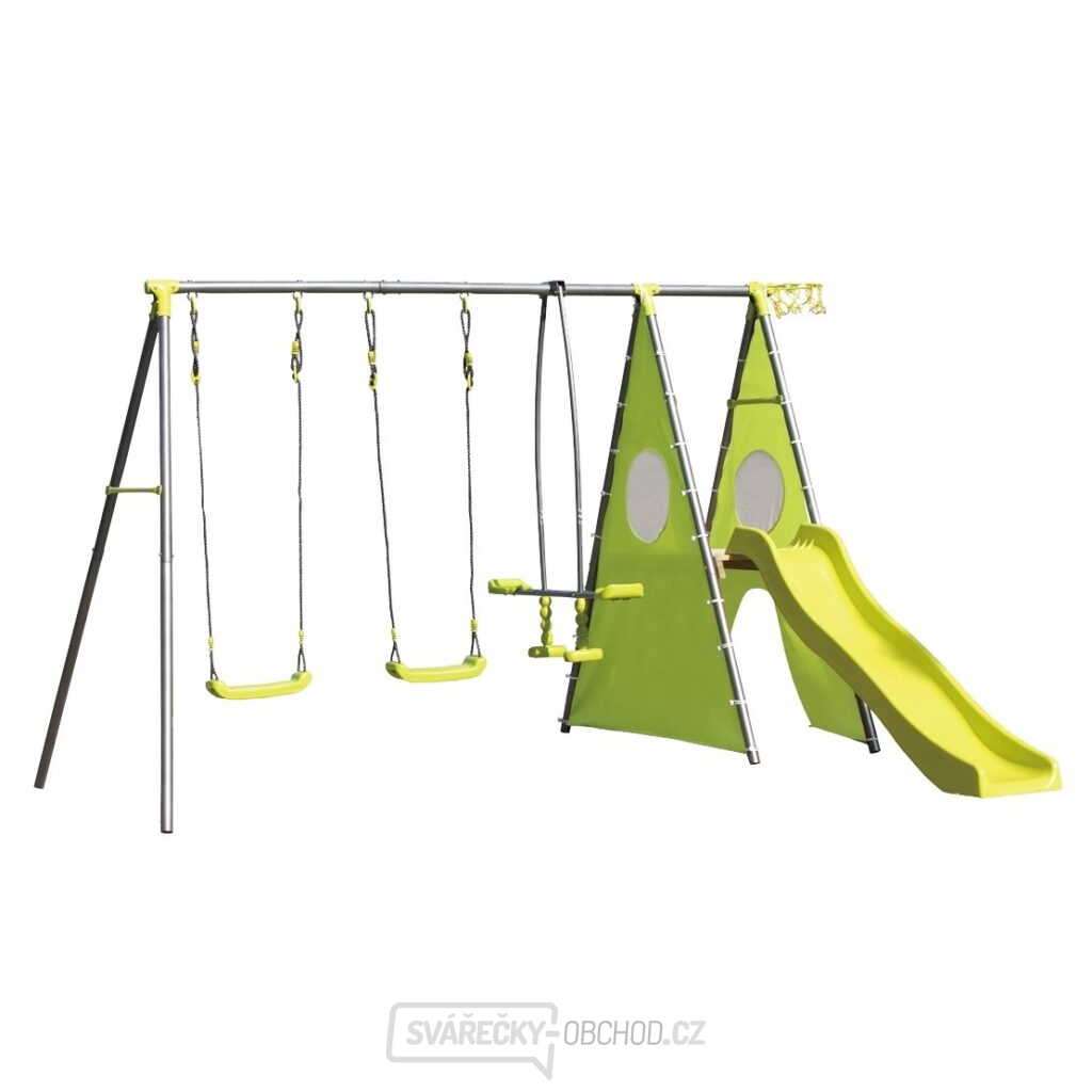 Sestava houpaček Marimex 112 se skluzavkou