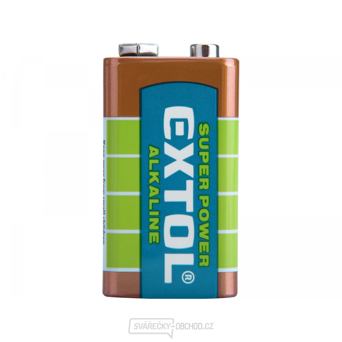 Baterie alkalické, 1ks, 9V (6LR61)