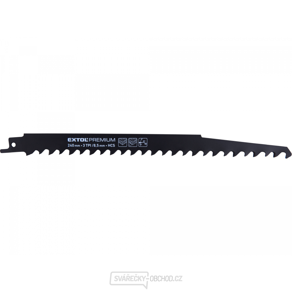 Plátky do pily ocasky 3ks, 240x19x1,5mm, HCS