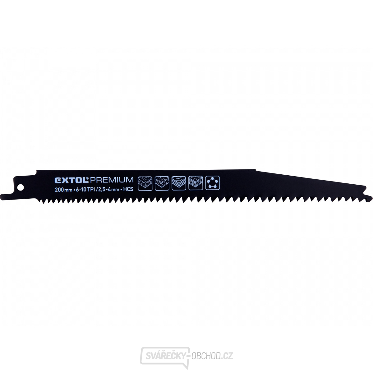 plátky do pily ocasky 3ks, 200x19x1,25mm, HCS