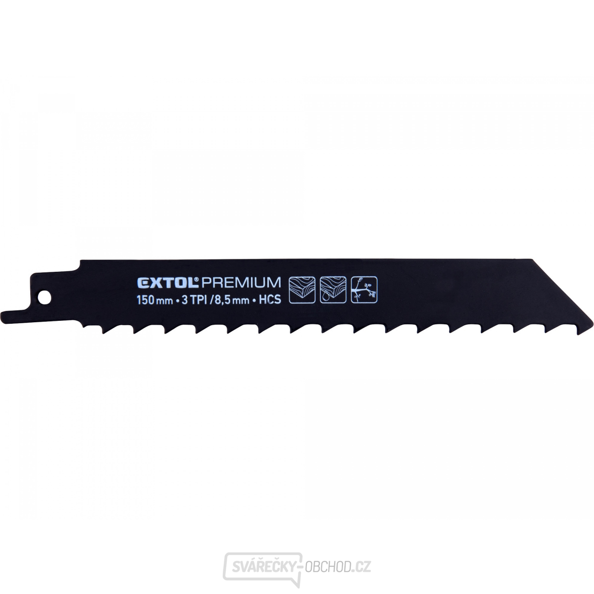 Plátky do pily ocasky 3ks, 150x19x1,2mm, HCS