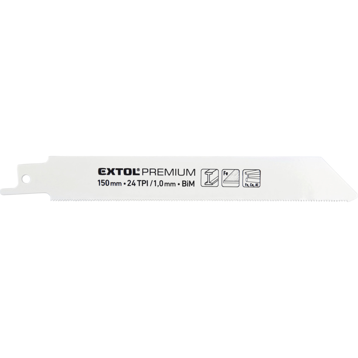 Levně EXTOL PREMIUM Plátky do pily ocasky 3ks, 150x19x0,9mm, Bi-metal 8806204