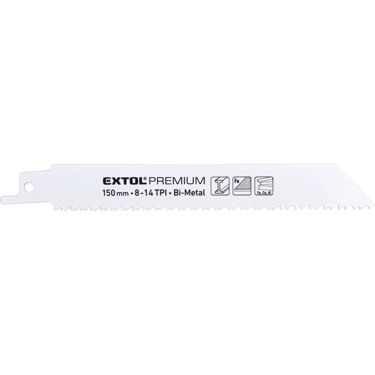 Levně EXTOL PREMIUM Plátky do pily ocasky 3ks, 150x19x0,9mm, Bi-metal 8806205