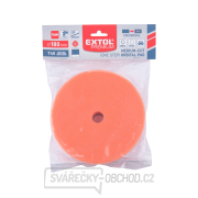 Kotouč leštící pěnový, orbitální, T40, oranžový, ⌀180x25mm, suchý zip ⌀152mm Náhled