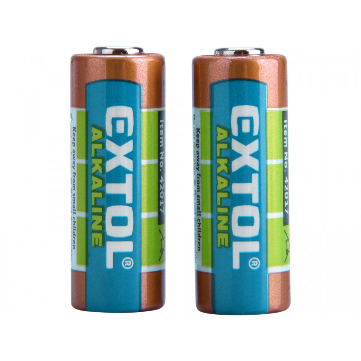 EXTOL ENERGY Baterie alkalické, 2ks, 12V (23A)