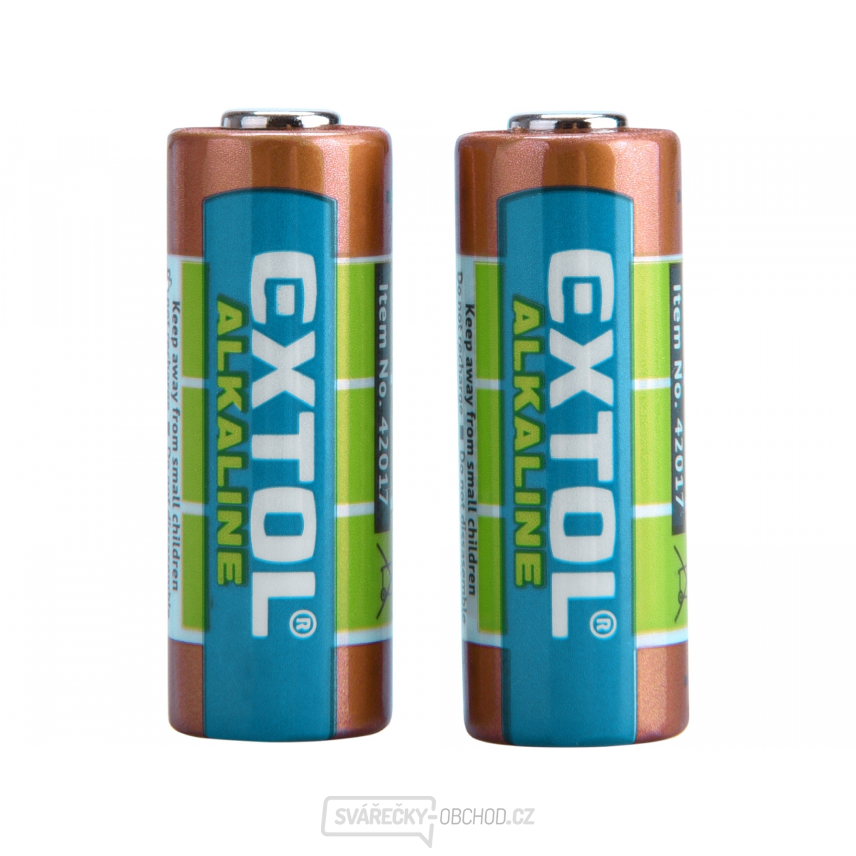 Baterie alkalické, 2ks, 12V (23A)