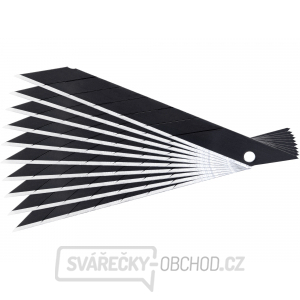 Břity ulamovací do nože, 9mm, 10ks, SK2 Břity ulamovací do nože, 9mm, 10ks, SK2 gallery main image