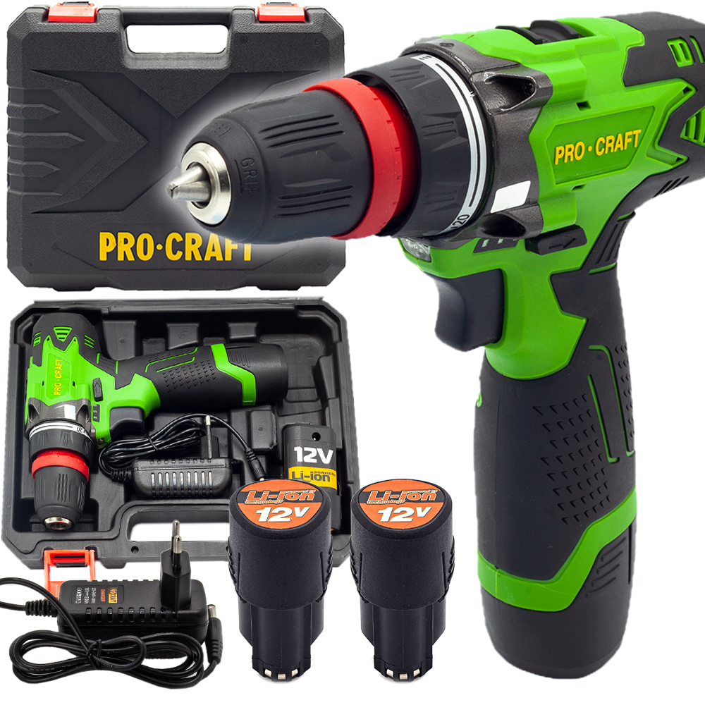 Aku vrtací šroubovák Procraft PA12DFR | PA12DFR PA12DFR