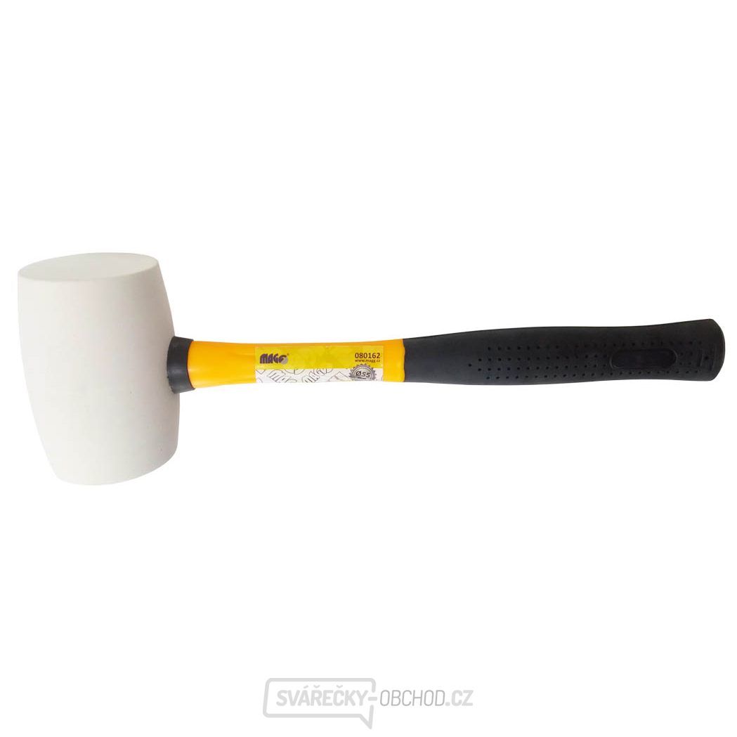 Palička gumová bílá 450g, sklolaminátová rukojeť