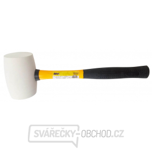 Palička gumová bílá 450g, sklolaminátová rukojeť Palička gumová bílá 450g, sklolaminátová rukojeť gallery main image