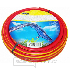 Zahradní hadice červená - žlutý pruh 3/4 Zahradní hadice červená - žlutý pruh 3/4