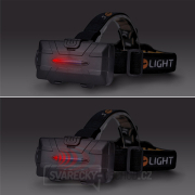 Solight LED čelová nabíjecí svítilna, 550lm, Li-Ion, USB náhled