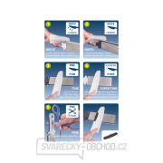 Brousek diamantový na nože a nůžky, 5funkční, P400/P1000 náhled