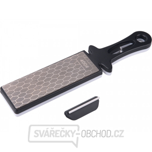 Brousek diamantový na nože a nůžky, 5funkční, P400/P1000 Brousek diamantový na nože a nůžky, 5funkční, P400/P1000 gallery main image