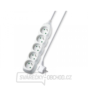 Prodlužovací kabel 5 zásuvek 3m Geti GEC53 Prodlužovací kabel 5 zásuvek 3m Geti GEC53 gallery main image