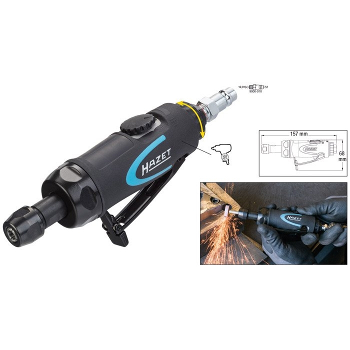 Pneumatická stopková přímá bruska HAZET 9032 N-1 89100009032N1