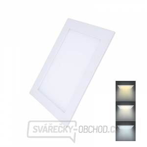 Solight LED mini panel CCT, podhledový, 18W, 1530lm, 3000K, 4000K, 6000K, čtvercový