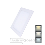 Solight LED mini panel CCT, podhledový, 12W, 900lm, 3000K, 4000K, 6000K, čtvercový Solight LED mini panel CCT, podhledový, 12W, 900lm, 3000K, 4000K, 6000K, čtvercový gallery main image