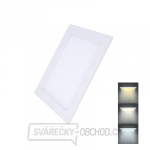 Solight LED mini panel CCT, podhledový, 12W, 900lm, 3000K, 4000K, 6000K, čtvercový gallery main image