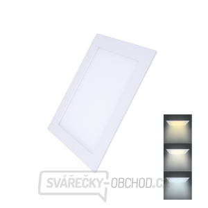Solight LED mini panel CCT, podhledový, 12W, 900lm, 3000K, 4000K, 6000K, čtvercový Solight LED mini panel CCT, podhledový, 12W, 900lm, 3000K, 4000K, 6000K, čtvercový gallery main image