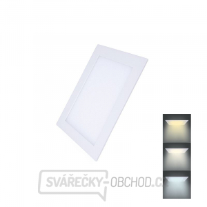 Solight LED mini panel CCT, podhledový, 6W, 450lm, 3000K, 4000K, 6000K, čtvercový gallery main image