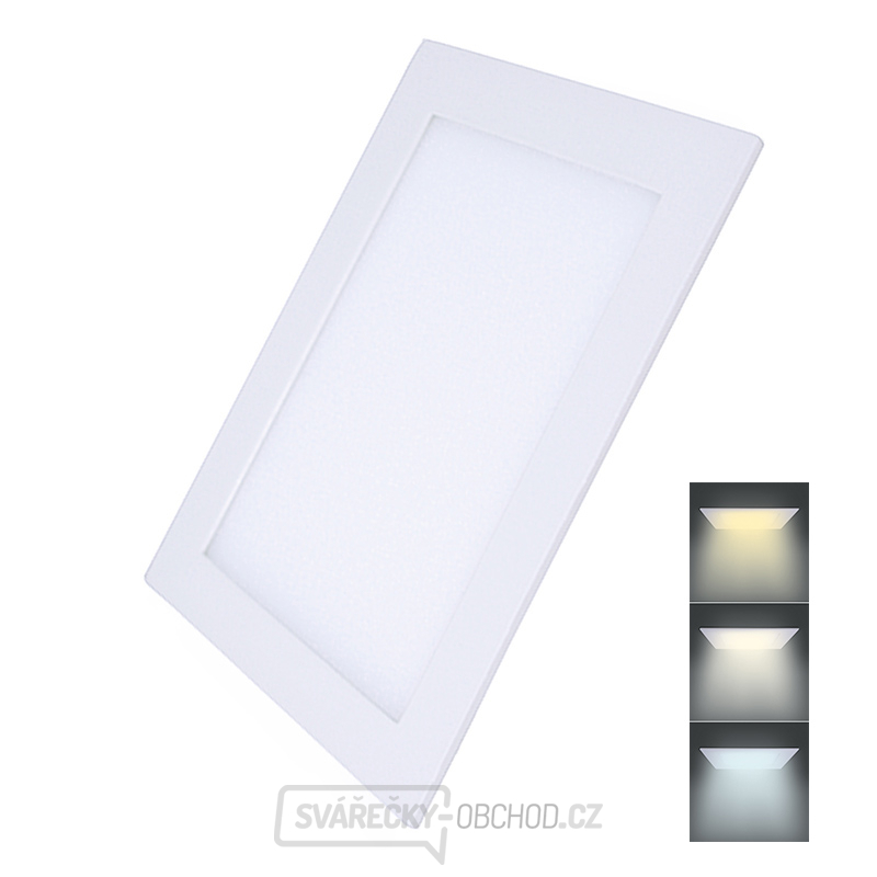 Solight LED mini panel CCT, podhledový, 24W, 1800lm, 3000K, 4000K, 6000K, čtvercový