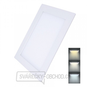 Solight LED mini panel CCT, podhledový, 24W, 1800lm, 3000K, 4000K, 6000K, čtvercový