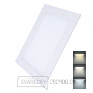 Solight LED mini panel CCT, podhledový, 24W, 1800lm, 3000K, 4000K, 6000K, čtvercový gallery main image
