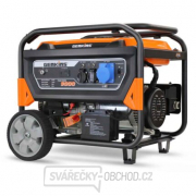 GENKINS Elektrocentrála s rámem + kola AVR 7,5 kw gallery main image