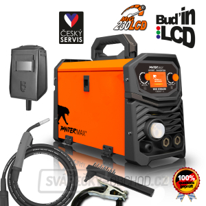 PANTERMAX® MIG230LCD Svař. invertor MIG/MMA/TIG + Kabely + Hořák + Kartáč