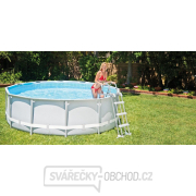 Schůdky k bazénům výška 0,91/1,07 m - bezpečnostní náhled