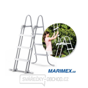 Schůdky k bazénům výška 0,91/1,07 m - bezpečnostní náhled