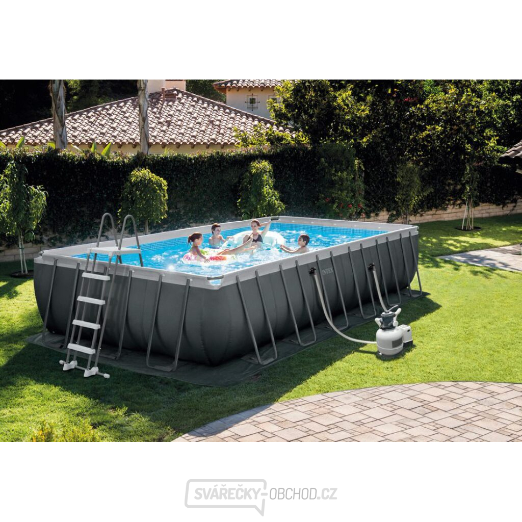 Bazén Florida Premium Grey 7,32x3,66x1,32 m komplet + Sand 4 SET - 26364NP