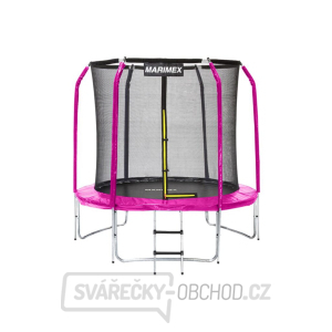 Trampolína Marimex 244 cm růžová  +  ochranná síť + schůdky ZDARMA  Trampolína Marimex 244 cm růžová  +  ochranná síť + schůdky ZDARMA  gallery main image