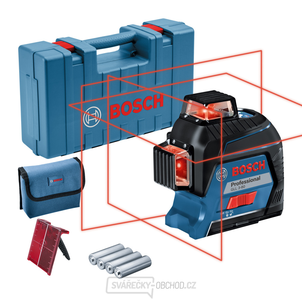 BOSCH Čárový laser GLL 3-80