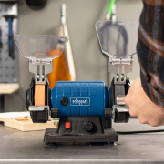 Scheppach HG 35 - dvoukotoučová bruska leštička se systémem Flexidrive Náhled