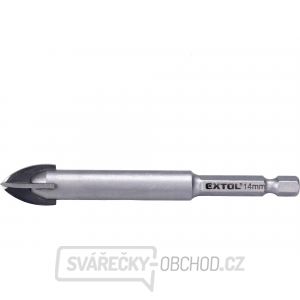 Vrták na sklo a keramiku karbidový, O 14mm Vrták na sklo a keramiku karbidový, O 14mm gallery main image