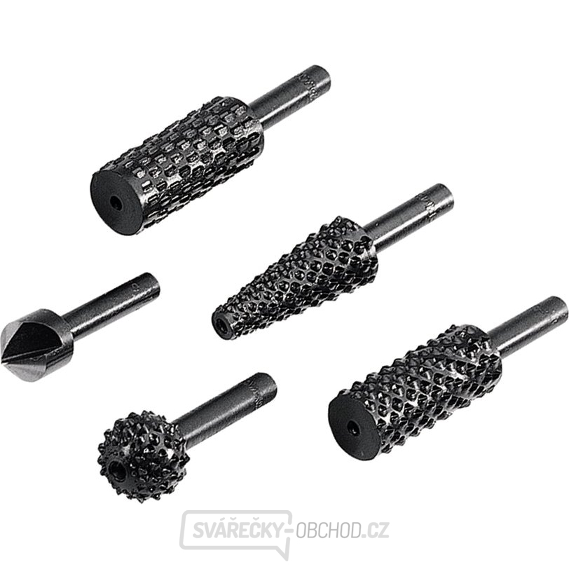 WOLFCRAFT - sada 4 ks rašple +záhlubník dřevo/kov