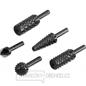 WOLFCRAFT - sada 4 ks rašple +záhlubník dřevo/kov WOLFCRAFT - sada 4 ks rašple +záhlubník dřevo/kov gallery main image